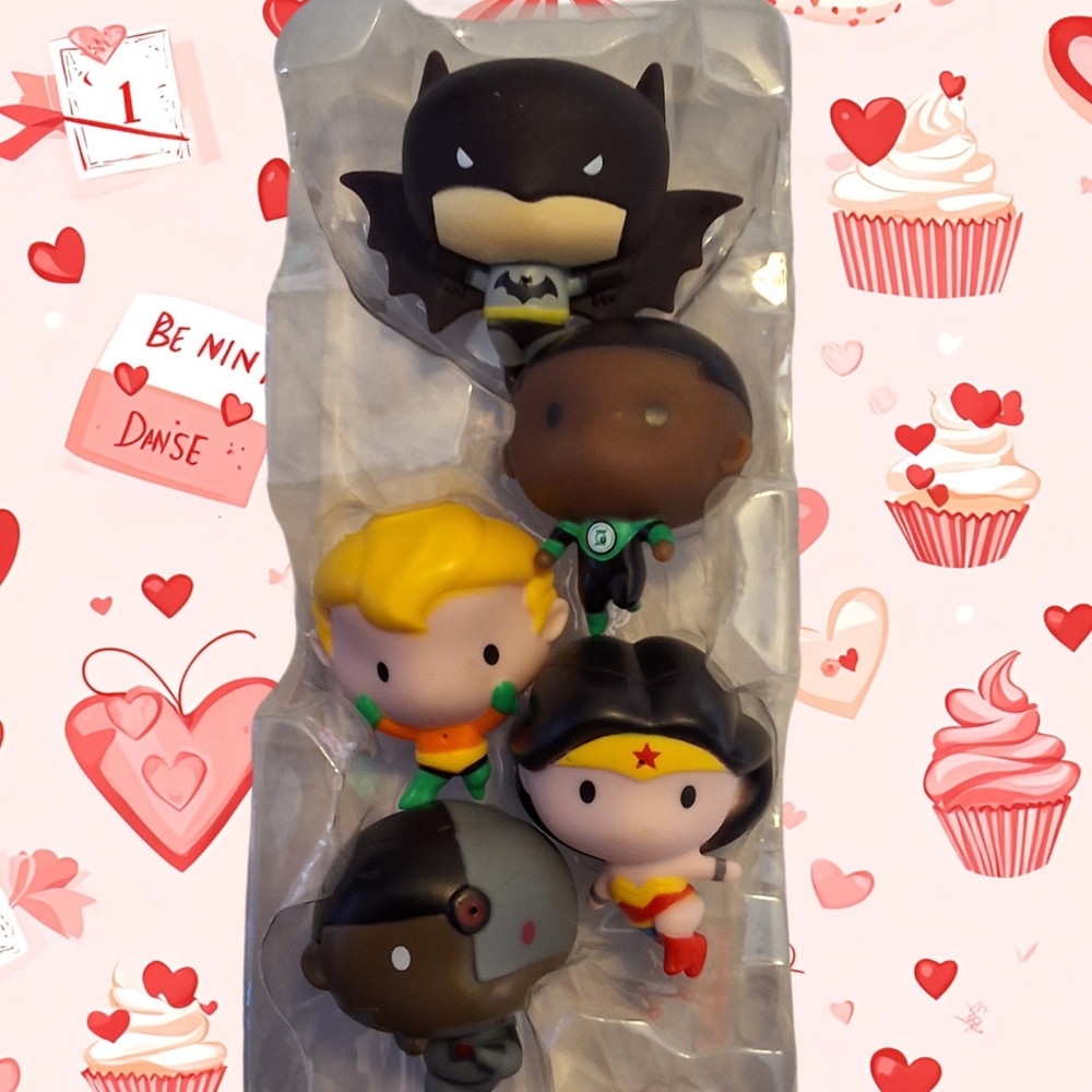 Justice League Superhero Bath Squirters Set Of 5